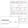 Tax Forms*ComplyRight 2024 W-2 Tax Form Envelopes/Recipient Copy Only, 1-Part, 4-Up, Copy B, C, 2 and 2 combined, 50/Pack (5205E)