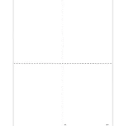 Tax Forms*ComplyRight 2024 W-2 Tax Form, 1-Part, 4-Up, 500/Pack (5209B)