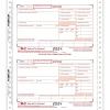 Tax Forms*ComplyRight 2024 W-2 Tax Form, 6-Part, 2-Up, Employer Copy A, 1/D, B, C, 2, 1/D, 25/Pack (9811625)