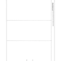 Tax Forms*ComplyRight 2024 W-2 Tax Form, 3-Part, 3-Up, 50/Pack (521150)