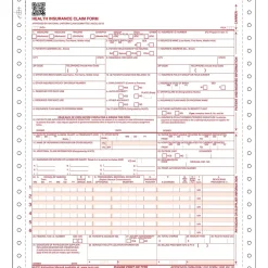 Medical Forms*ComplyRight ™ CMS-1500 Health Insurance Claim Form (02/12); 1-Part Continuous, 1,000/Carton