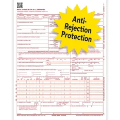 Medical Forms*ComplyRight CMS-1500 Health Insurance Claim Forms (02/12), 8-1/2" x 11", Box of 2,500 (CMS12LC)