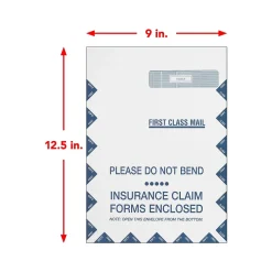 Medical Forms*ComplyRight CMS-1500 Jumbo Health Care Billing Envelope, 500/Pack (1500LR500)