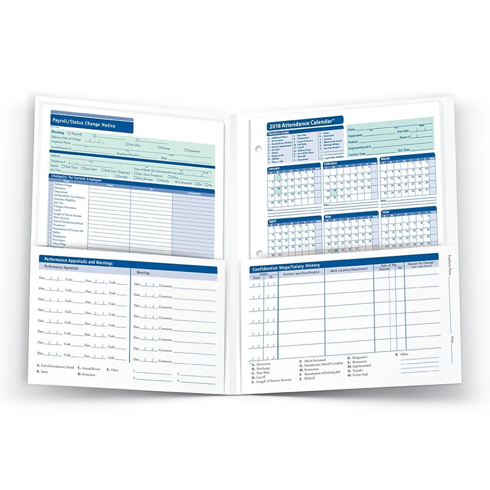 Hr Forms*ComplyRight ™ Confidential Employee Records Folder, Expanded, Pack of 25 (A0175)