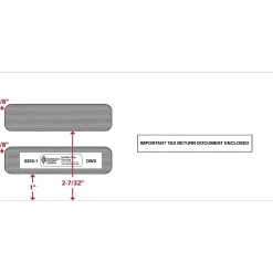 Discount ComplyRight Moistenable Glue Security Tinted Double-Window Tax Envelopes, 3 7/8