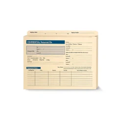 Hr Forms*ComplyRight 1-Part Personnel Folder, 25/Pack (A222)