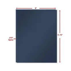 Pocket Folders|ComplyRight 1-Pocket Tax Presentation Folder, Navy Blue, 50/Pack (PNBF8)