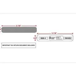 Online ComplyRight Self Seal Security Tinted Double-Window Tax Envelopes, 5 5/8