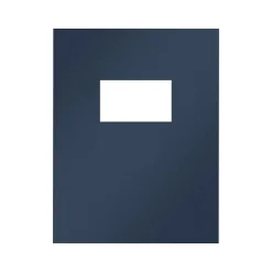 Pocket Folders|ComplyRight Single-Window Tax Presentation Folder, Navy Blue, 50/Pack (PNW22)