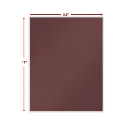 Pocket Folders|ComplyRight Tax Presentation Folder, Burgundy, 50/Pack (PBR24)