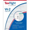 Tax Forms*ComplyRight TaxRight 2024 W-2 Tax Form Tax Form Set with Envelopes, 4-Part, 50/Pack (SC5645E)