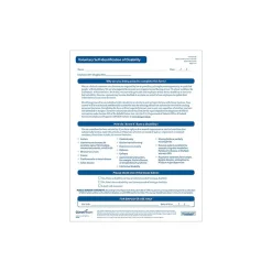 Hr Forms*ComplyRight Voluntary Self-Identification of Disability Form, 25/Pack (A0109PK25)