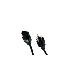 Comprehensive ® 1' IEC 60320 C13 to NEMA 5-15P Standard Power Cord, Black
