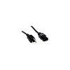 Comprehensive PWC-BK-10 10 ft. Standard Power Cord Power Cable, Black