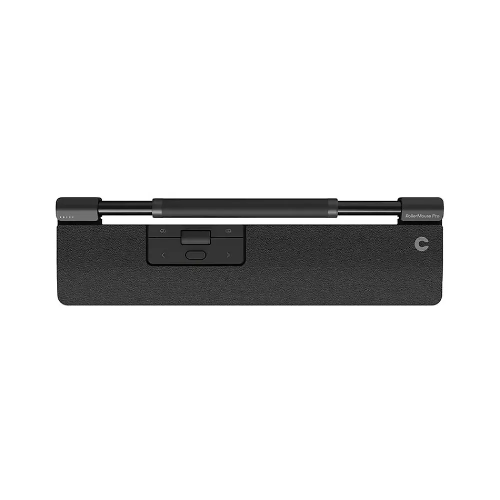 Contour Design RollerMouse Pro Vegan Leather Slim Wrist Rest, Wired, Black (CDRMPRO20110)