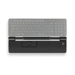 Contour Design RollerMouse Pro Vegan Leather Slim Wrist Rest, Wired, Black (CDRMPRO20110)