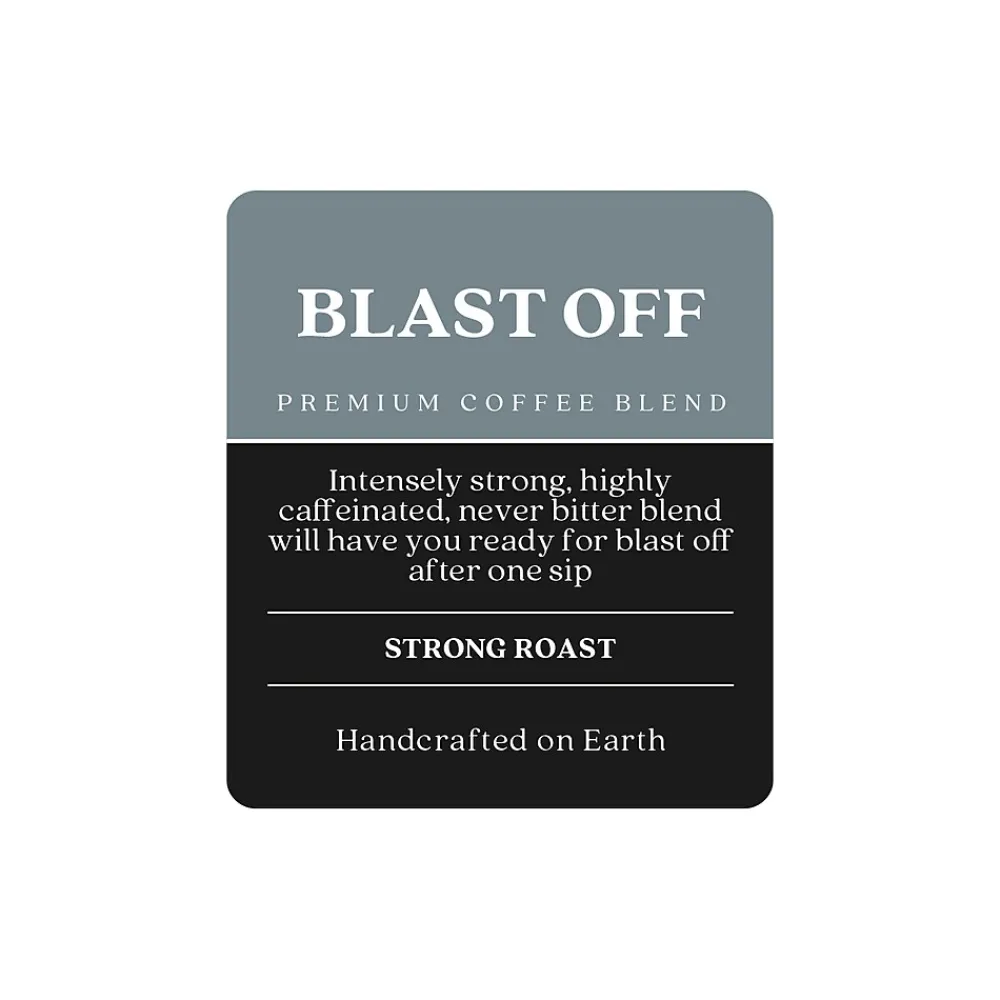 Copper Moon Coffee Copper Moon Blast Off Arabica Ground Coffee, Strong Roast, 12 oz. (205331)