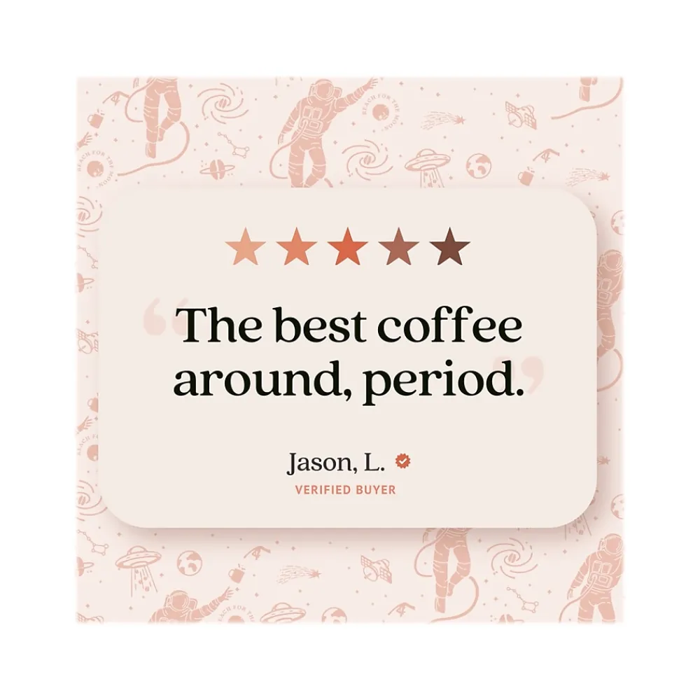 Copper Moon Coffee Copper Moon Blast Off Arabica Ground Coffee, Strong Roast, 12 oz. (205331)