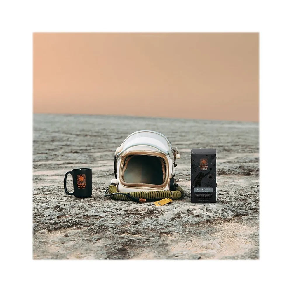 Copper Moon Coffee Copper Moon Blast Off Arabica Ground Coffee, Strong Roast, 12 oz. (205331)
