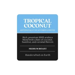 Copper Moon Coffee Copper Moon Tropical Coconut Hazelnut Ground Coffee, Medium Roast, 12 oz. (210145)