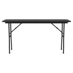 Folding Tables*Correll Folding Table, 72" x 18", Black (CF1872TF-07)