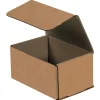 New Partners Brand Corrugated Mailers, 6 1/2" x 4 7/8" x 3 3/4" Kraft, 50/Bundle (MLR4K)