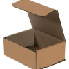 Partners Brand Corrugated Mailers, 5" x 4" x 2", Kraft, 50/Bundle (M542K)
