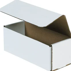 Best Partners Brand Corrugated Mailers, 16" x 5" x 5", White, 50/Bundle (M1655)
