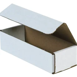 Online Partners Brand Corrugated Mailers, 14" x 6" x 4", White, 50/Bundle (M1464)