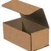 New Partners Brand Corrugated Mailers, 8" x 5" x 3", Kraft, 50/Bundle (M853K)