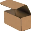 Best Partners Brand Corrugated Mailers, 10" x 6" x 4", Kraft, 50/Bundle (M1064K)