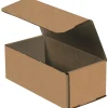 Best Partners Brand Corrugated Mailers, 10" x 4" x 3", Kraft, 50/Bundle (M1043K)