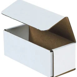 Discount Unbranded Corrugated Mailers, 10" x 6" x 4", White, 50/Bundle (M1064)