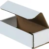 Online Unbranded Corrugated Mailers, 9" x 5" x 4", White, 50/Bundle (M954)