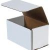 Hot Unbranded Corrugated Mailers, 9" x 6" x 6", White, 50/Bundle (M966)