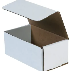 Best Unbranded Corrugated Mailers, 9" x 7" x 4", White, 50/Bundle (M974)