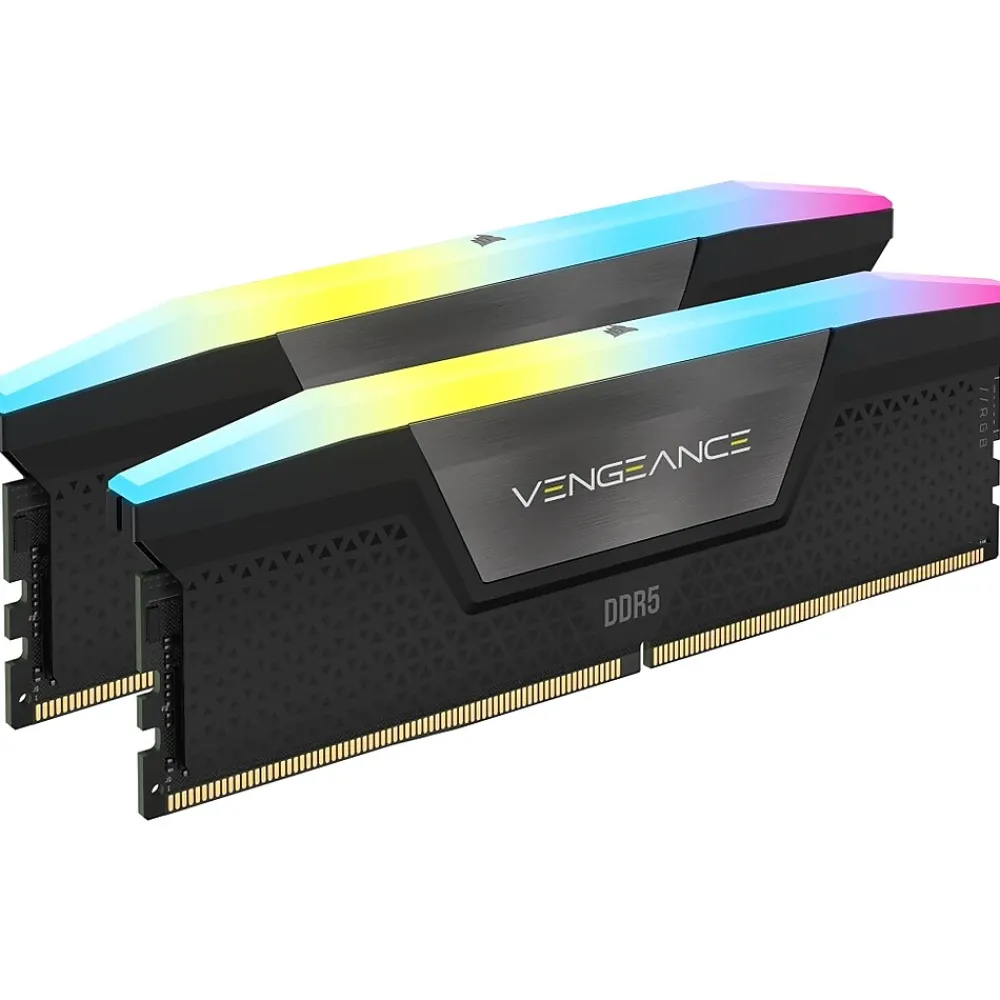 New Corsair VENGEANCE RGB 32GB (2 x 16GB) DDR5 DIMM 288-pin Gaming DRAM Memory Kit (CMH32GX5M2B6000C40)