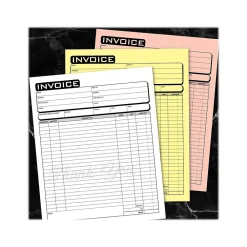 Business Forms*Cosco Business 3-Part Carbonless Invoices, 8.5" x 11", 50 Sets/Book (074006)