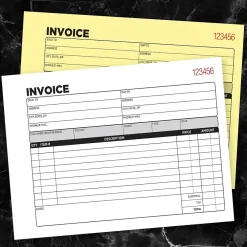 Business Forms*Cosco 2-Part Carbonless Invoices, 5.56