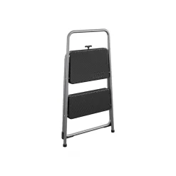 Cosco 2-Step Folding Steel Step Stool, 200 lb Capacity, 28.13