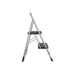 Cosco Two Step Big Step Folding Step Stool with Rubber Hand Grip (11308PBL1E)