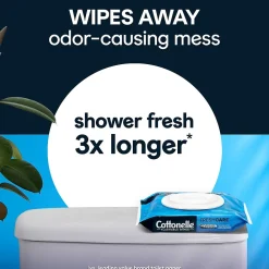 Flushable Wet Wipes, 42 Wipes/Pack, 2 Pack (35970)<Cottonelle Hot