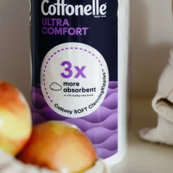 Ultra ComfortCare 2-Ply Standard Toilet Paper, White, 268 Sheets/Roll, 6 Mega Rolls/Pack (48611)<Cottonelle Hot