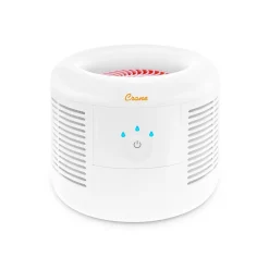 Crane HEPA Tabletop Air Purifier, 3-Speed, White (EE-7002AIR)