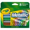Markers|Crayola ® Metallic Markers, Pack of 8 (BIN588628)