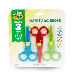 Scissors|Crayola ® My First ® Safety Scissors, 3/Pack (81-1458)