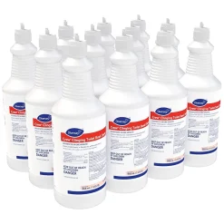 Clinging Toilet Bowl Cleaner, Floral Scent, 32 oz., 12/Carton (04578)<Crew Best