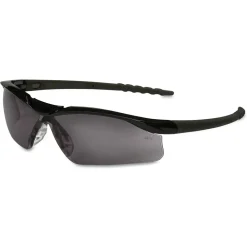 Crews DALLAS Wraparound Safety Glasses Black/Gray