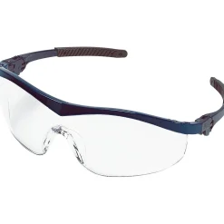 MCR Safety Crews Storm® Protective Eyewear, Foldable Temples, Navy (ST120)