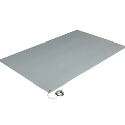 Crown Mats Crown Comfort-King Anti-Static Floor Mat, 24" x 60" Steel Gray (CWNZC0025GY)